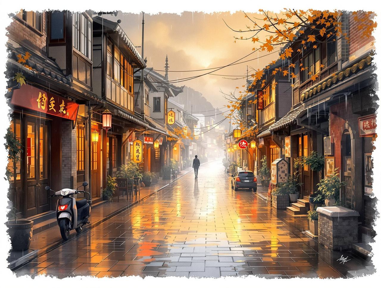 漫剧免费作品《老街的雨》- 年代记忆题材短剧